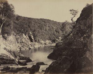 River Landscape, Skócia, c. 1858.