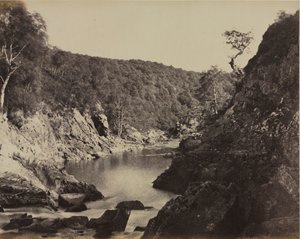 River Landscape, Skócia, c. 1858.