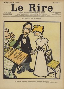 A házasság előestéje, illusztráció a Le Rire számára