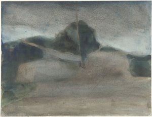 Tájkép alkotó: Carel Adolph Lion Cachet