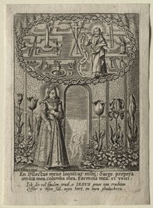 Gyere be a kertembe, nővérem, feleségem, az 1600-as évek első fele. alkotó: Carel Collaert.