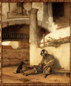 Az alvó őrszem alkotó: Carel Fabritius