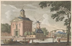 Angol templom Rotterdamban, 1790 körül A rotterdami angol episzkopális templom / L