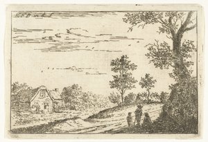Táj farm Tájképek (sorozat címe) alkotó: Carel Frederik Bendorp (I)