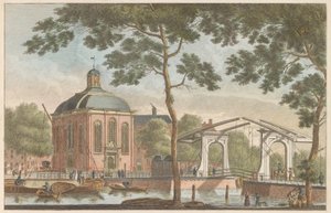 Evangélikus templom Rotterdamban, 1790 körül A rotterdami evangélikus templom / L