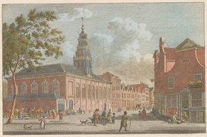 Vallon templom Rotterdamban, 1790 körül Francia templom Rotterdamban / L