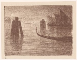 Kikötő Velencében alkotó: Carel Nicolaas Storm van 
