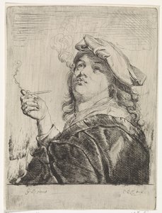 Dohányos pipával a kezében alkotó: Carel de Moor (II)