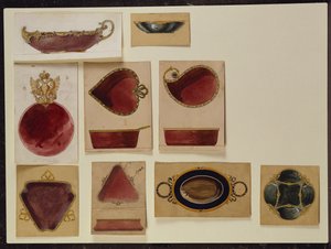 Edénytervek gyűjteménye, Carl Faberge háza (ceruza és akvarell papíron)