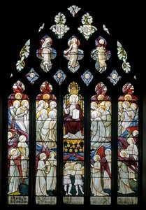 Latchford, Christchurch, Shrigley és Hunt (1873-1982), Carl Almquist, Krisztus a dicsőségben, amelyet az angyalok imádnak, 1887