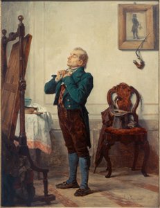 Úr a tükör előtt alkotó: Carl Bernhard Schlösser