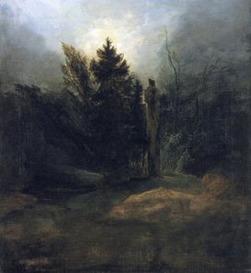 Emlékmű az erdőben alkotó: Carl Blechen