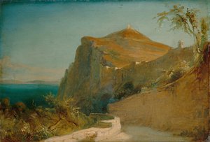 Tiberius-szikla, Capri alkotó: Carl Blechen