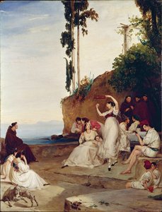 Tarantella alkotó: Carl Blechen