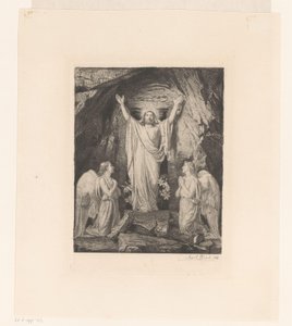 Krisztus feltámadása alkotó: Carl Bloch