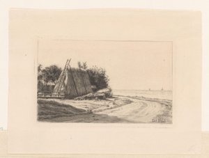 Széna az országúton alkotó: Carl Bloch