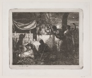 A Pásztorok imádata alkotó: Carl Bloch