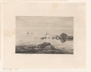 Kavicsok a vízben alkotó: Carl Bloch