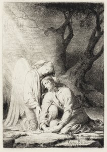 Krisztus a Gecsemánéban alkotó: Carl Bloch