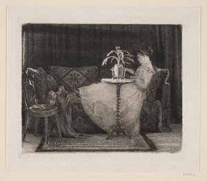 Olvasó hölgy alkotó: Carl Bloch