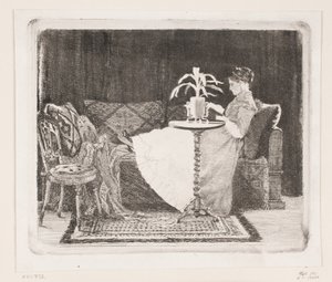 Olvasó hölgy alkotó: Carl Bloch