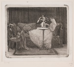 Olvasó hölgy alkotó: Carl Bloch