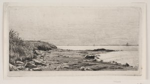 Tengerparti buli. Napsütés a tengerben alkotó: Carl Bloch