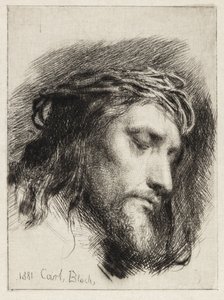 Töviskorona Krisztus feje alkotó: Carl Bloch