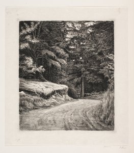 Az út Granskovenben alkotó: Carl Bloch