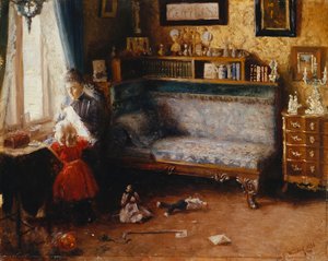 Segítő anya, 1892 alkotó: Carl Christian Ferdinand Wentorf