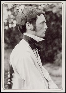 Heinrich Vogeler (1872-1942) portréja, 1898 (bw fotó)