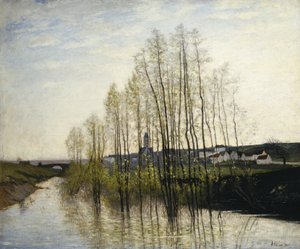 Folyói táj, pezsgő, 1876