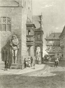 Városháza, Halberstadt alkotó: Carl Friedrich Heinrich Werner