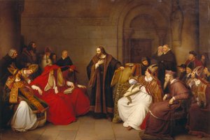 Husz János Konstanzban alkotó: Carl Friedrich Lessing