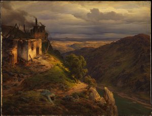 Tájkép alkotó: Carl Friedrich Lessing