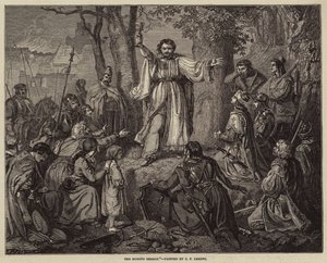 A huszita prédikáció alkotó: Carl Friedrich Lessing
