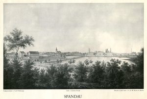 Kilátás Spandau városára 1860 körül alkotó: Carl Frühsorge