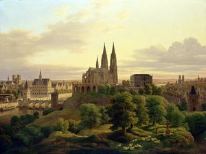 Középkori város 1830-ban, 1830-ban