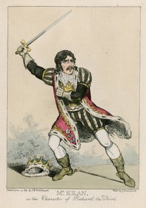 Mr Edmund Kean Harmadik Richárd karakterében alkotó: Carl Georg Adolph Hasenpflug