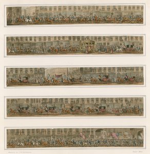 A főpolgármester felvonulása, 1824 körül