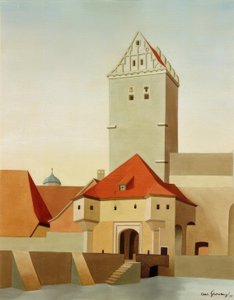 Dinkelsbühl – Rothenburger Tor alkotó: Carl Grossberg