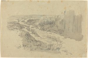 Út a mezőkön keresztül Lipcse közelében alkotó: Carl Gustav Carus