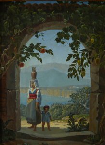 Sorrento emléke alkotó: Carl Gustav Carus