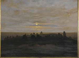 Kőkorszaki gát Rügen szigetén, Németország (olaj, vászon)