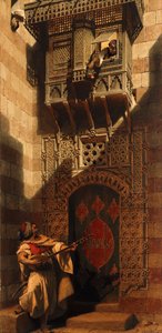 Szerenád Kairóban; Eine Serenata Kairóban, 1893 alkotó: Carl Haag