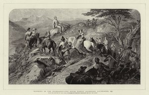 Reggel a Felföldön, a királyi család felmászik Lochnagarra, 1853