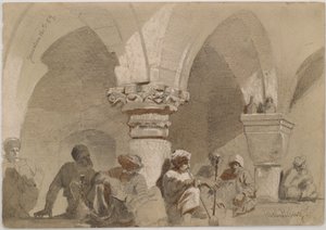 Pipe Smokers, Jeruzsálem alkotó: Carl Haag