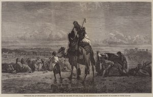 Felkészülés a Palmyrai táborozásra alkotó: Carl Haag