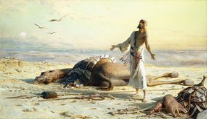 Hajótörés a sivatagban, 1886 alkotó: Carl Haag