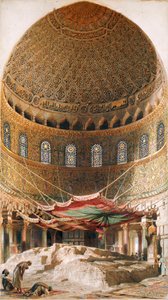 A Szent Szikla, Mória-hegy csúcsa, Jeruzsálem, 1891